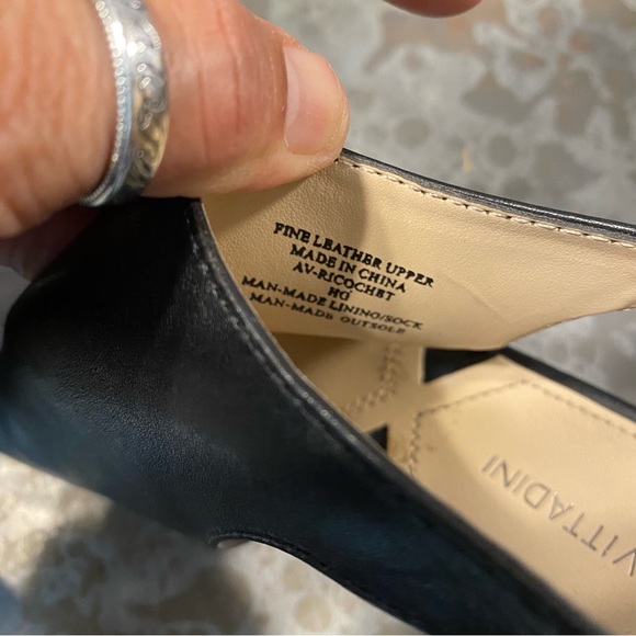 Adrienne Vittadini Shoes Heels Woman’s Leather Bootie Open Toe 7.5 ankle boots - Picture 5 of 10